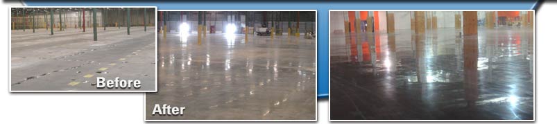top left: before on 175,000 sq. ft. floor | top center: after on 175,000 sq. ft. floor | top right: Home Depot, Bronx